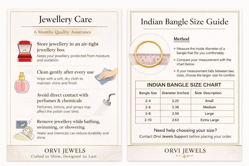 Elegant Gold Plated Geometric Circle Bangles – High-Shine ( Set of 2)