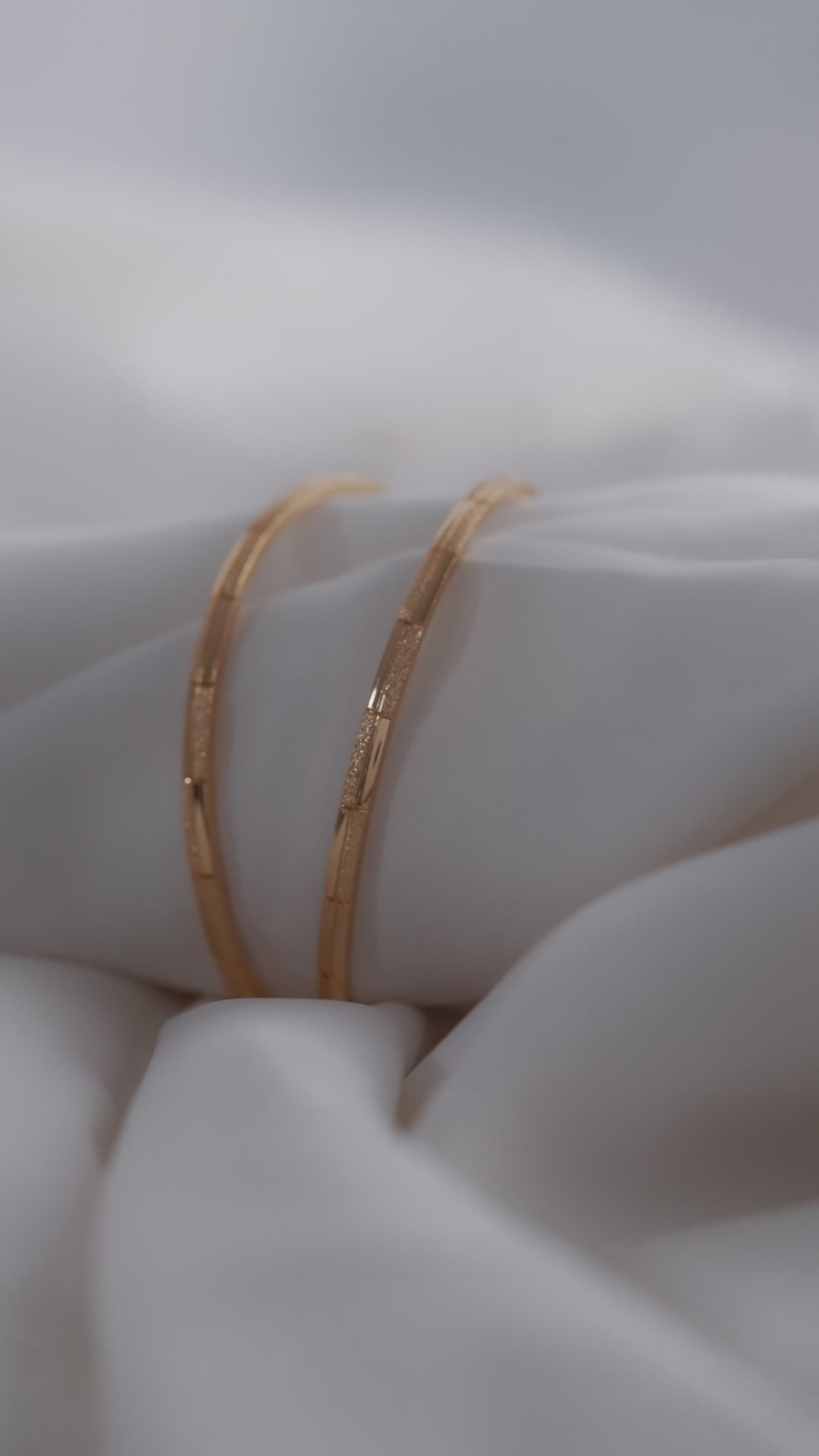 Gold Plated Textured Daily Wear Bangles (Set of 2)